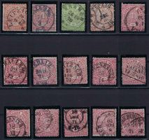 Norddeutscher Bund 1868/69 tolle Werte gest.