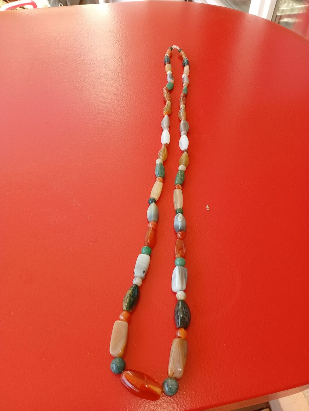 Ketten: Wunderschöne Bettelstein Kette Achat, Karneol Quarz Hämatit. – Gebraucht aus Engelburg von CH.Me