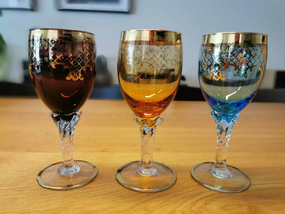 Set 6 Calici In Vetro Colorato Cherry Blossom - 340ml, Colori Assortiti - Foto 14