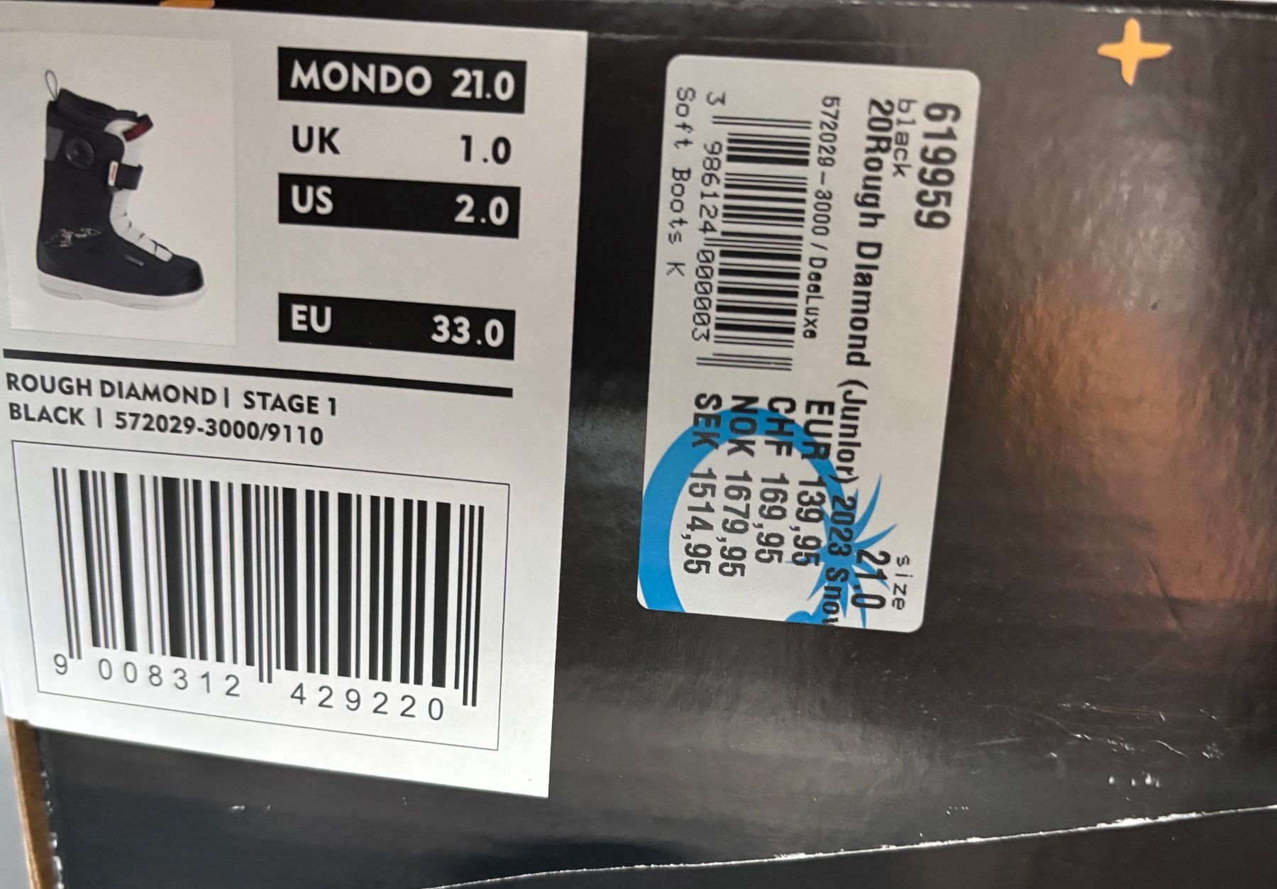 Deeluxe Scarpe per ragazzi: DEELUXE Rough Diamond Kinder Snowboardschuh Grösse 33 – Usato da Oberägeri venduto da MariaLehman 7