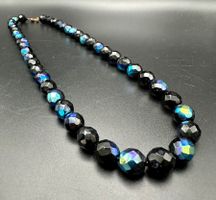 Geschenkidee! Vintage-Halskette,Schöne Farbe Blau und Türkis
