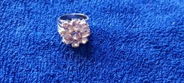 Fingerring Silber mit Schmuckstein 