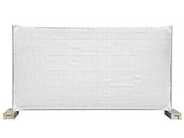 Bauzaunnetze PVC Weiss unbedruckt