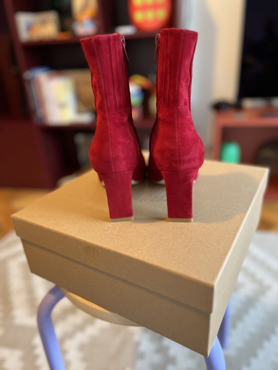 Scarpe da donna: Red ankle boots Charlotte Stone size 38 – Nuovo (secondo la descrizione) da Genève venduto da jud_xrl8 3