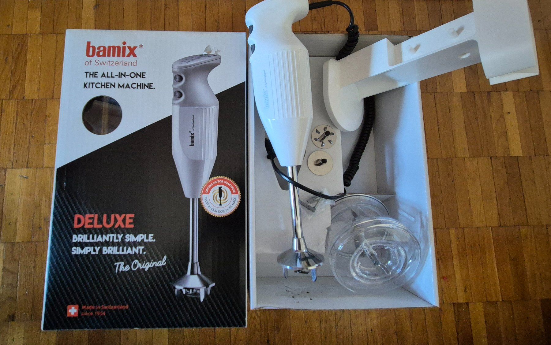 Bamix Elettrodomestici da cucina: Bamix Stabmixer 200W Swissline weiss – Nuovo (secondo la descrizione) da Monthey venduto da McAuthor 5