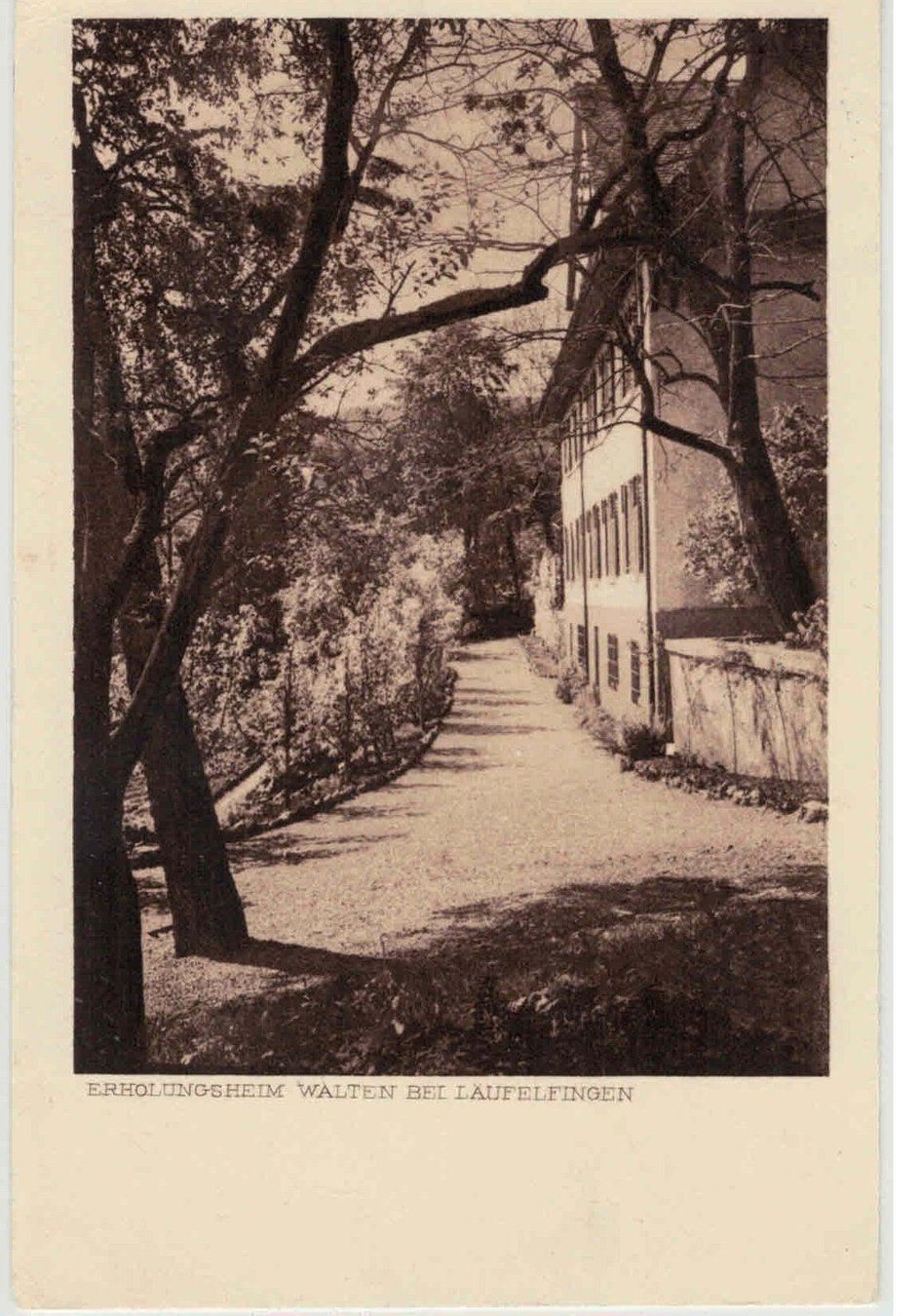 Cartoline postali: BL 36 Läufelingen Erholungsheim Walten 1925 – Usato da Fribourg venduto da philafri