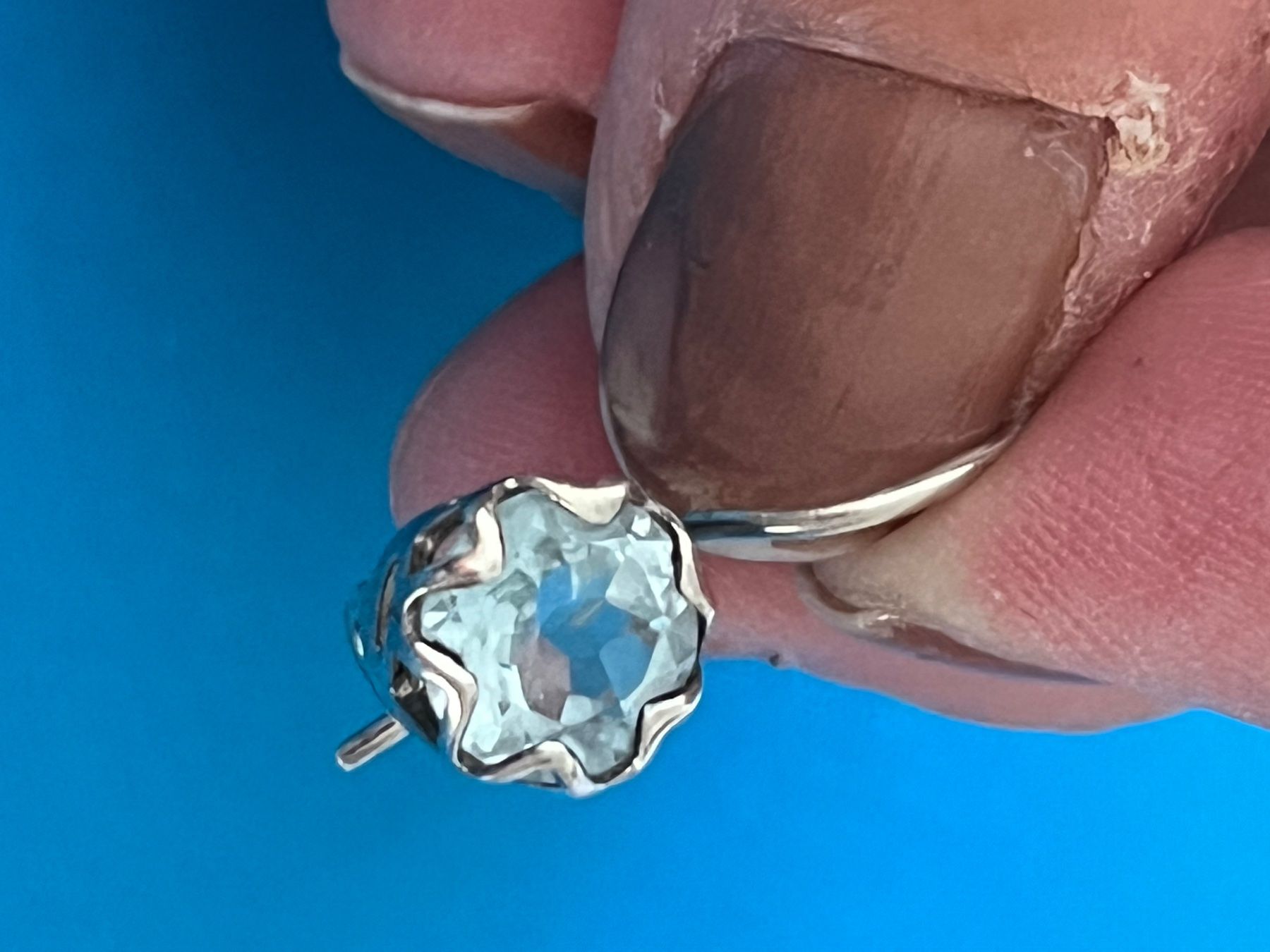 Orecchini pendenti & Orecchini a lobo: Ohrringe mit Aquamarin und 925 Silber – Usato da Ebmatingen venduto da Giggelisuppe 1