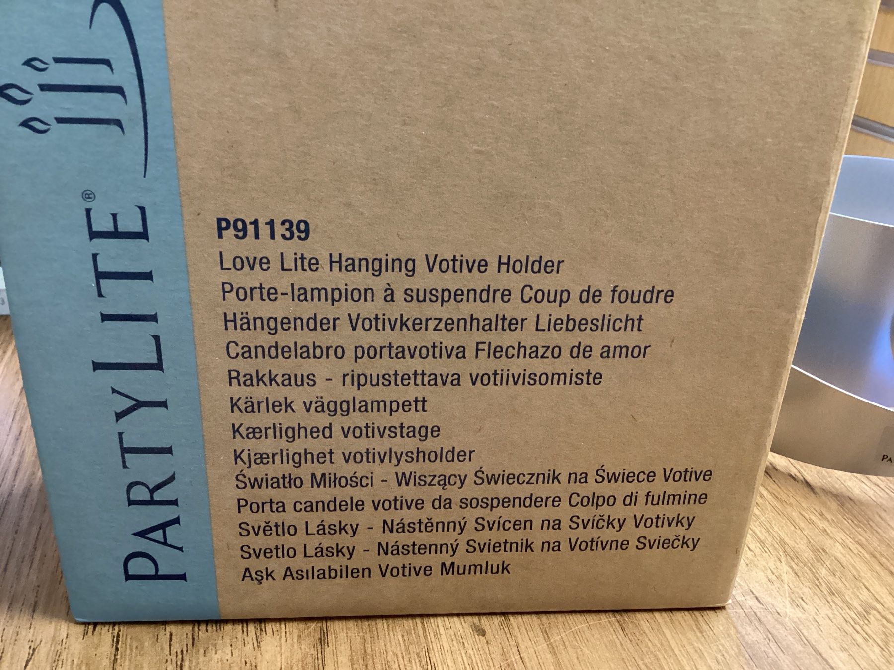 Partylite Portacandele: Hängender Teelichthalter Edelstahl Romantik – Nuovo e nell'imballaggio originale da Lyss venduto da Nigudasschaf 2