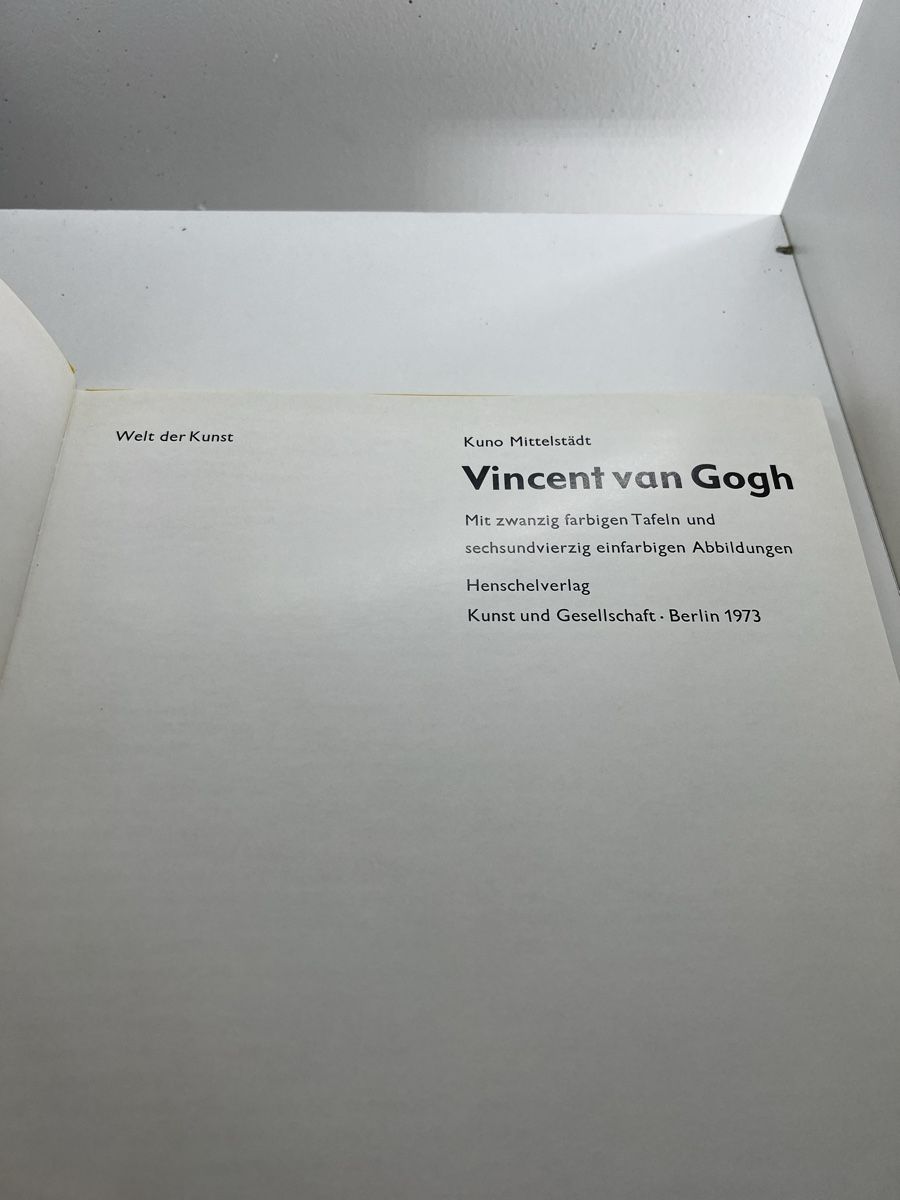 Bücher: Vincent van Gogh - Kuno Mittelstädt – Gebraucht aus Wettingen von NickInc 2