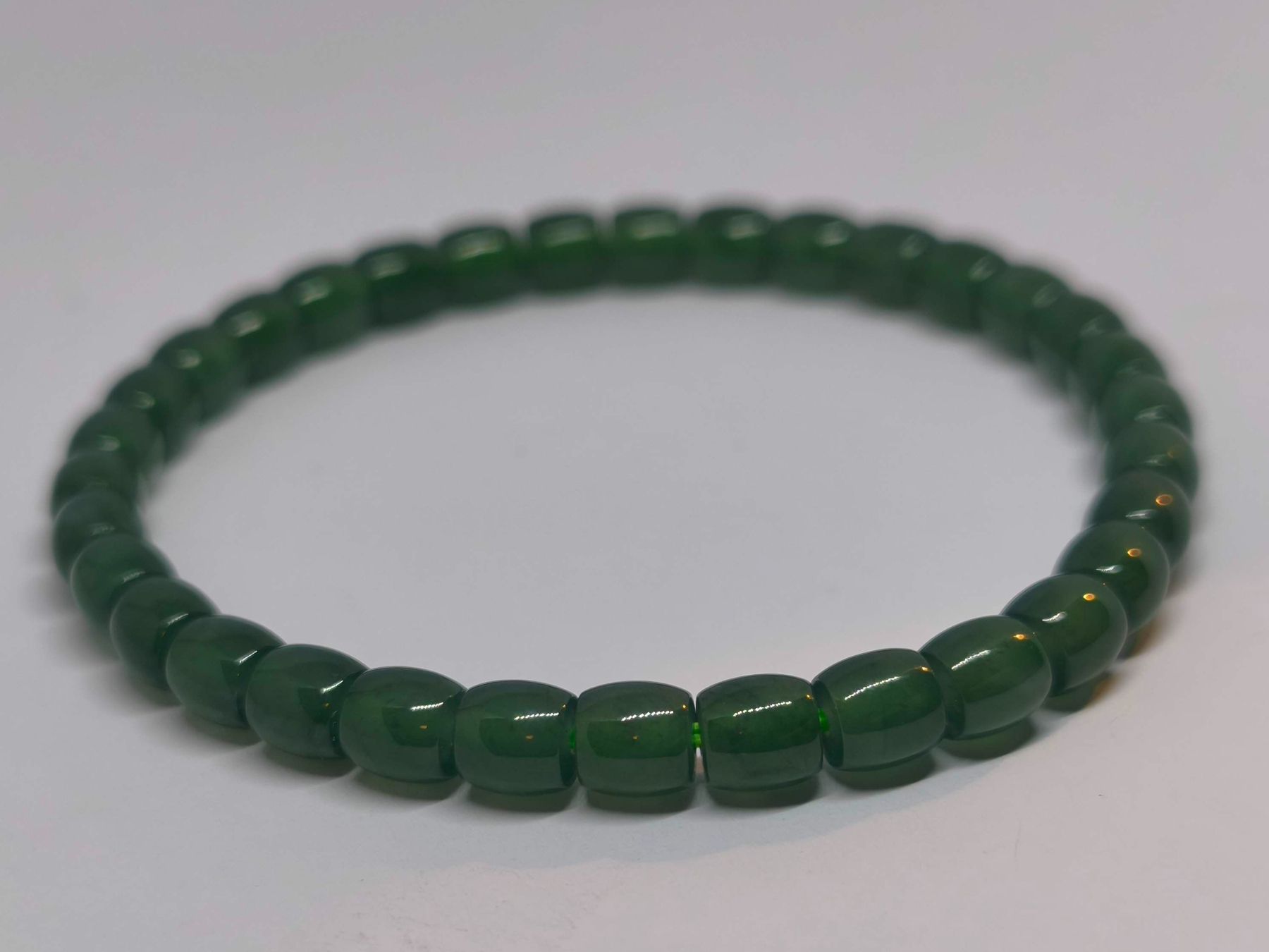 Bracciali & Braccialetti: Burmese Jade Armband, Durchmesser ca. 6cm – Nuovo (secondo la descrizione) da St. Gallen venduto da GIULESGG 6