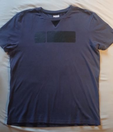 FREDDY HERREN T-SHIRT BLAU GRÖSSE XL 100% BAUMWOLLE