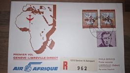 Swissair Geneve - Libreville 03.11.1971