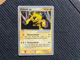 Pokemon Elektek EX holo Rubin Saphir