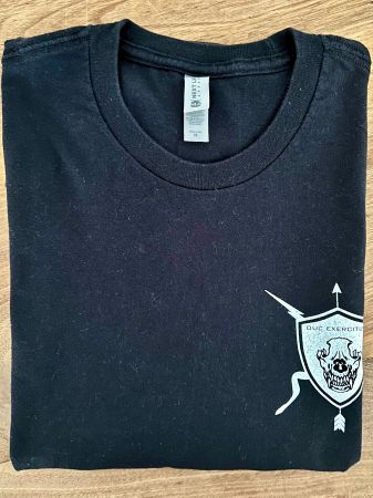 Next Level Skull Military Tactical Shirt M Schwarz