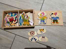 Spiel Tiere verschieden anziehen