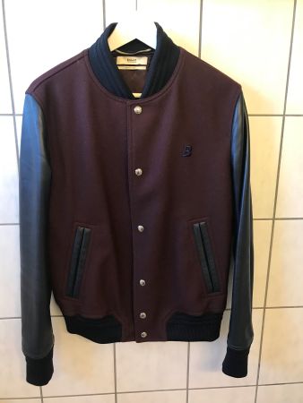 Bally Wool Cashmere Leder Jacke Gr. S/M
