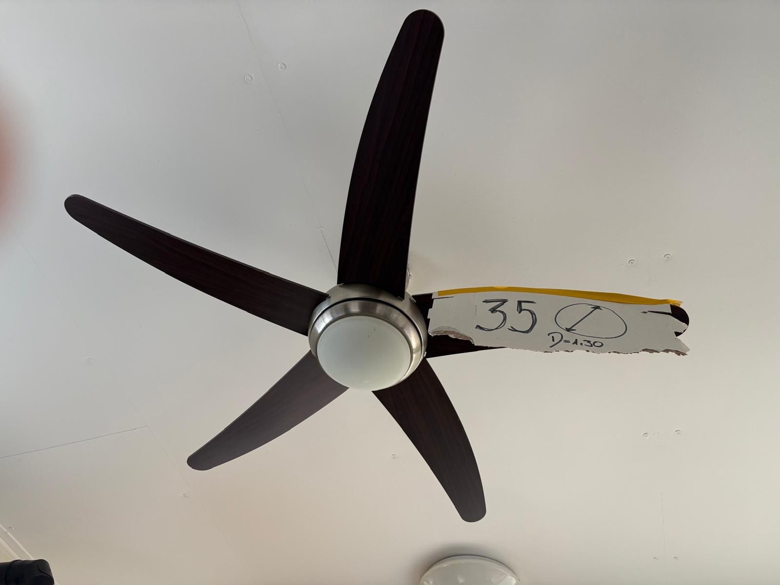 Ventilatori: Deckenventilator  D=1.30 m – Usato da Visp venduto da mbb_xs75