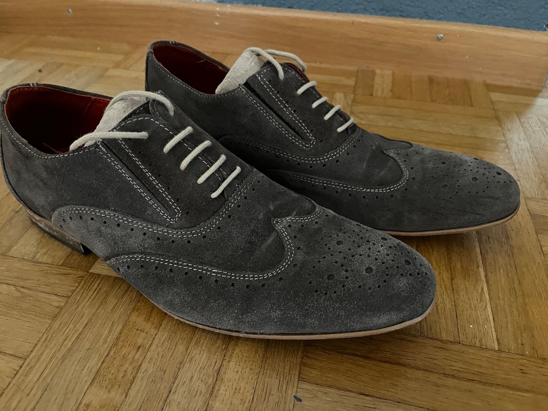 Herrenschuhe: Leder Herren Schuhe - braunes Echt-Leder – Gebraucht aus Herrliberg von Tcardo 1
