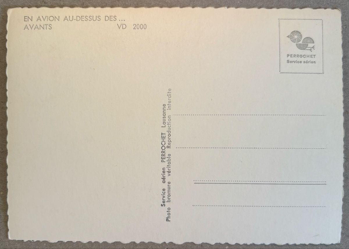 Ansichtskarten: Flugaufnahme Les Avants VD – Gebraucht aus Luzern von Balbel 1