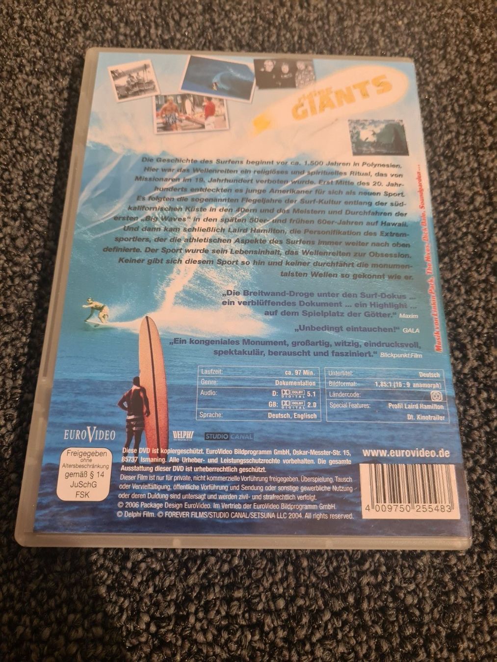 Tutti i DVDs: RIDING GIANTS(8387) – Usato da Ruswil venduto da jan_bxl5 1