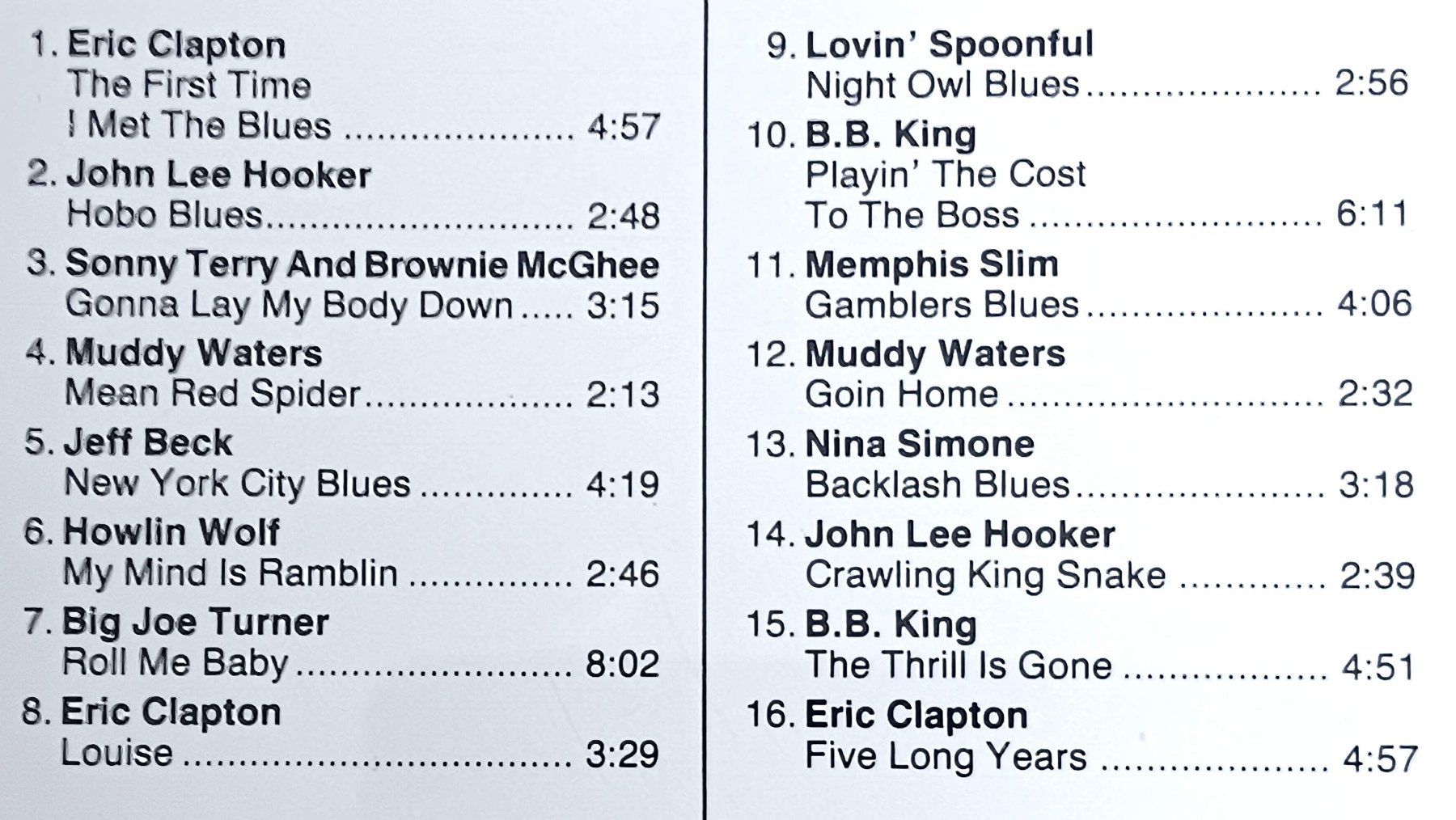 CD: 🎵 CD Blues Collection -  Vol 1 – Usato da Matzingen venduto da zingana 3