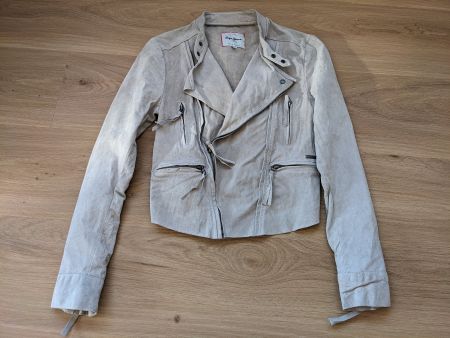 Pepe Jeans London Lederjacke XS