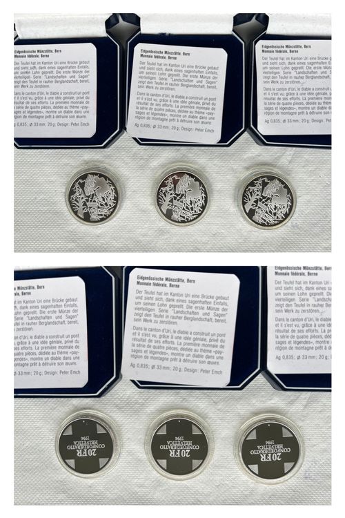 Toutes les monnaies: 52 Sondermünzen CH 1994-1996 – D'occasion à Allschwil par mapetitemaison 7