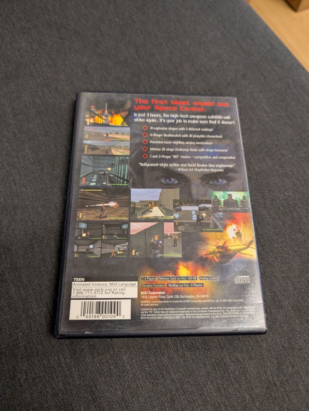 Giochi: Winback covert operations NTSC/USA Sony playstation 2 – Usato da Giubiasco venduto da Ticinerd 1