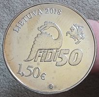 LITAUEN 1.5 EURO 2018 UNZ. *SEHR RAR*