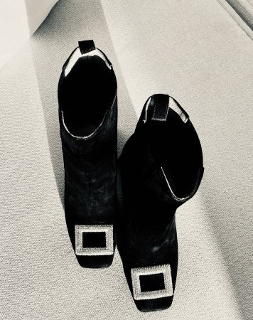 POLLINI Ankle Boots-38-Schwarz-NP465, neu besohlt!