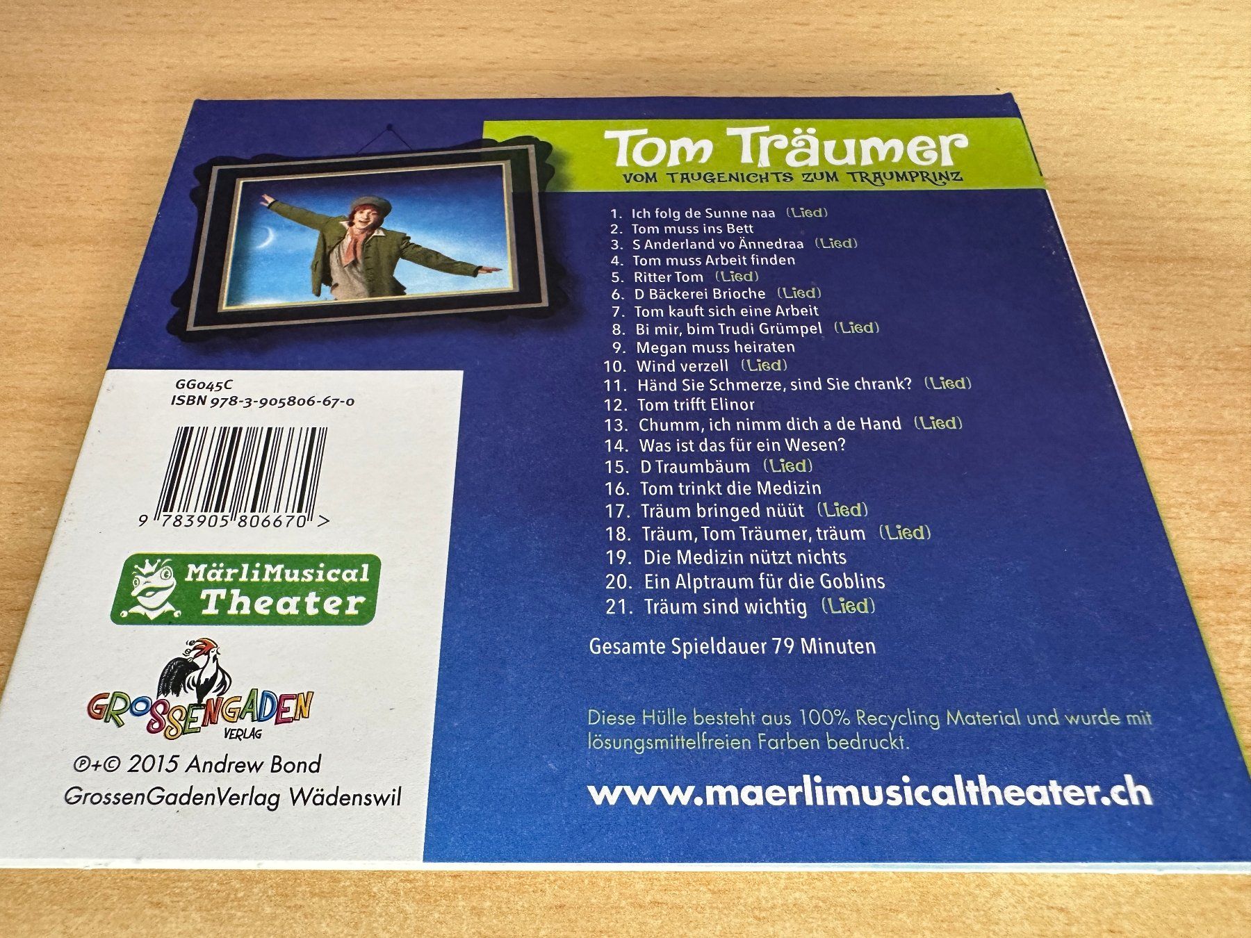 CDs: Andrew Bond - Tom Träumer – D'occasion à Rikon im Tösstal par Alpenmutz 1