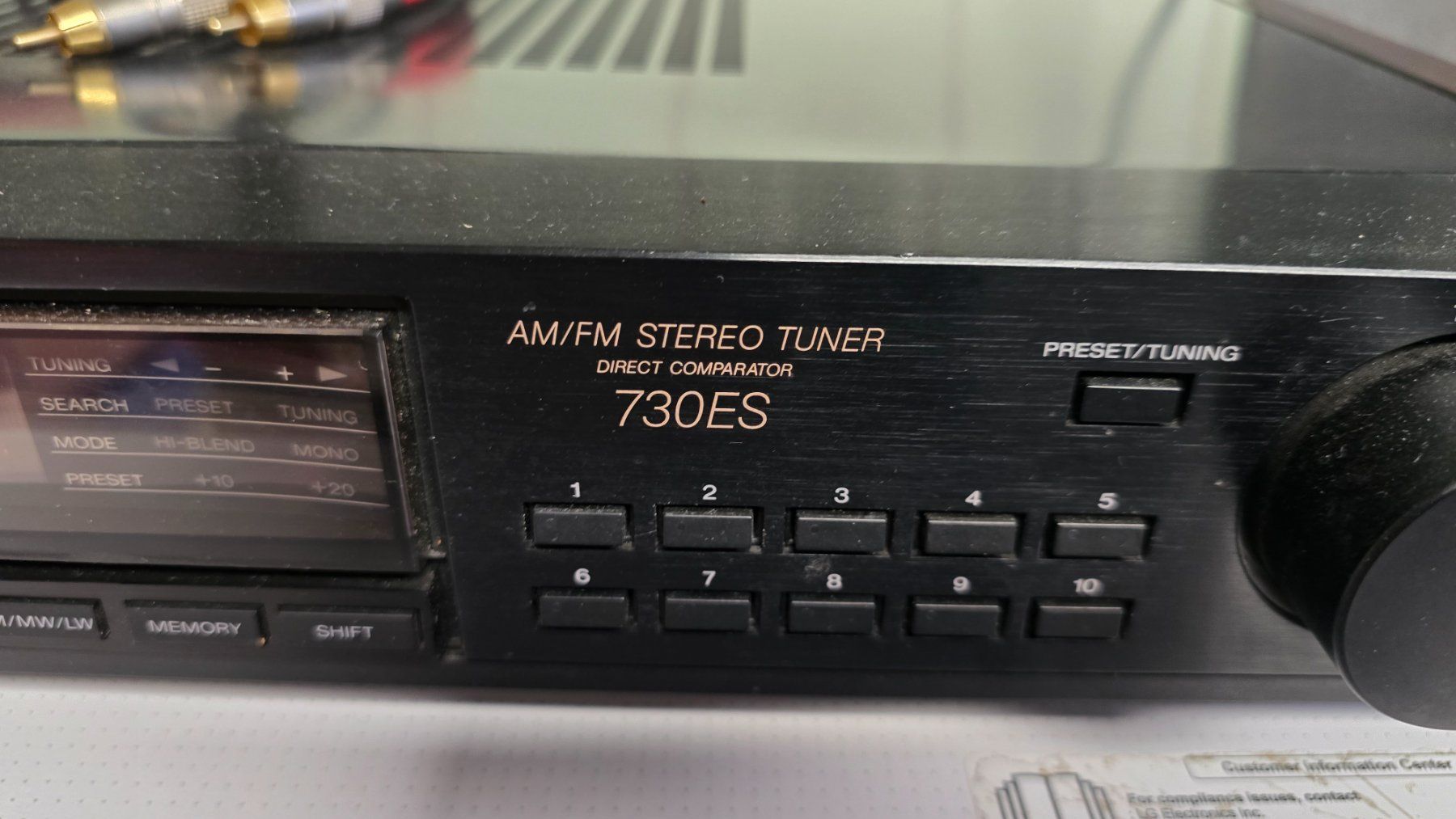 Sony Radio: SONY AM/FM Stereo Tuner 730ES – Usato da Aesch BL venduto da imbeli 1