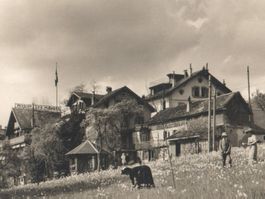 BLONAY: Pension des Pleiades, cpa photo Perrochet-M. ~1925
