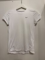 Nike Dri-FIT Funktionsshirt, weiss, Grösse L