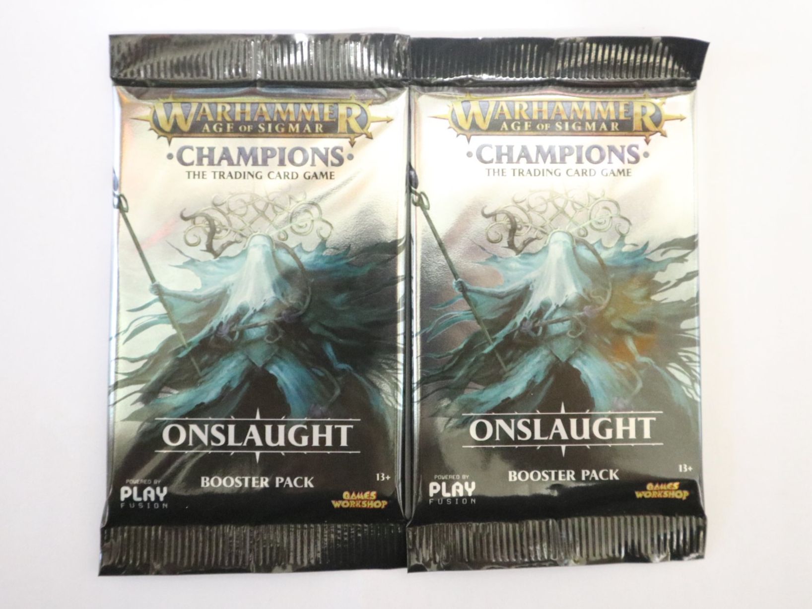 Carte collezionabili: 2x Boosterpackung Warhammer Trading cards Onslaught – Nuovo e nell'imballaggio originale da Eschenbach SG venduto da Astalavista
