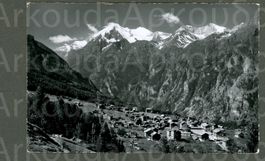 AK sw Grächen VS Weisshorn, Bishorn, © Gyger ≈ 1958