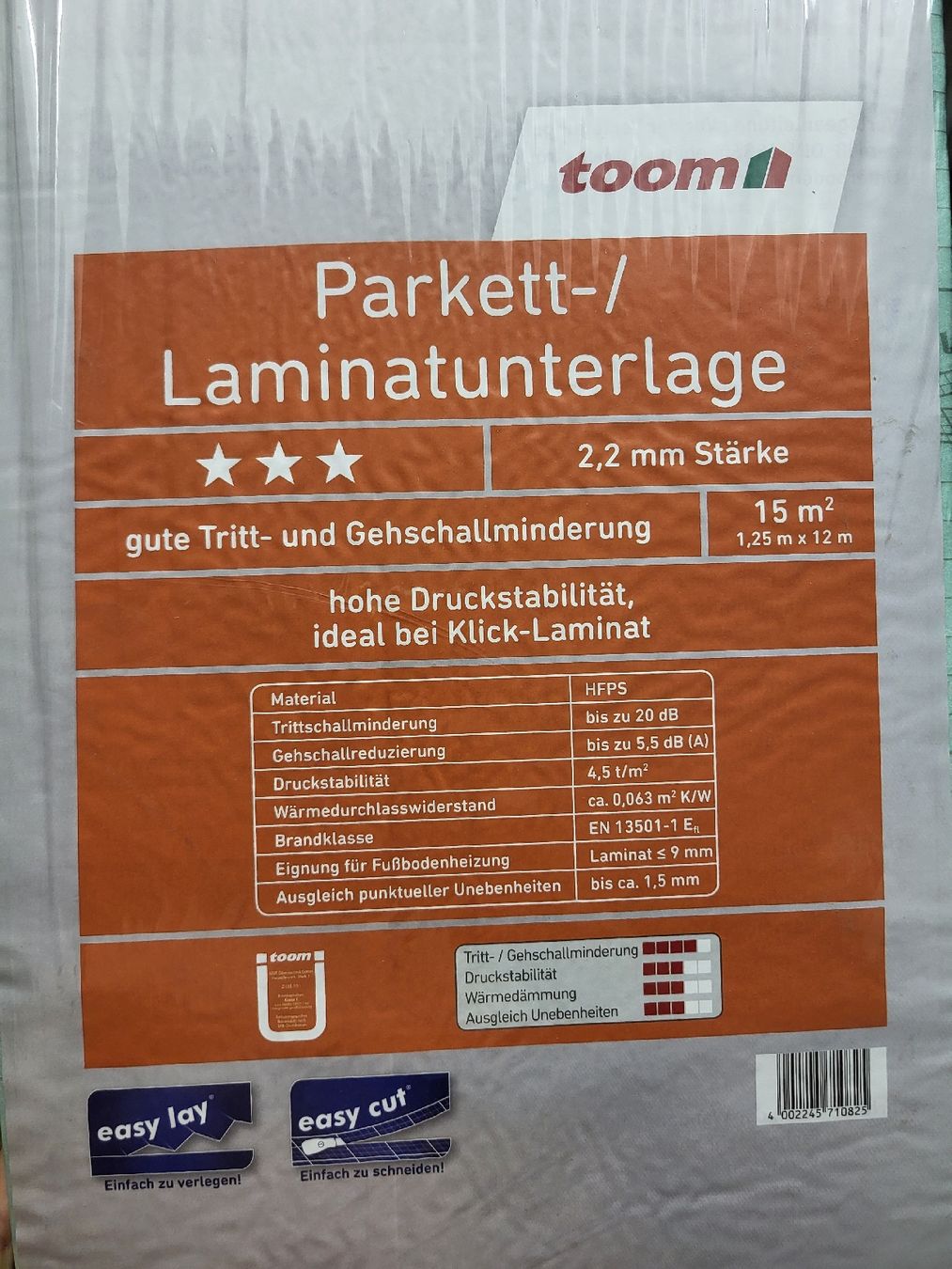 Tutti gli attrezzi: Parkett/Laminatunterlage – Nuovo (secondo la descrizione) da Möhlin venduto da phoenixIE 1