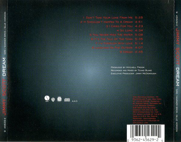 CD: Jimmy Scott – Dream – Usato da Bionnens venduto da Meg011 1