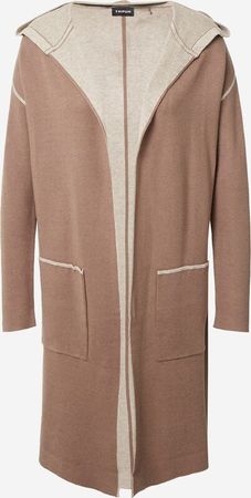 Taifun Strickjacke sportlich-elegant hellbraun Grösse 42 Neu