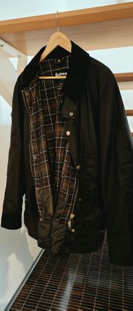 Original Barbour Wachsjacke in Dunkelbraun 3XL