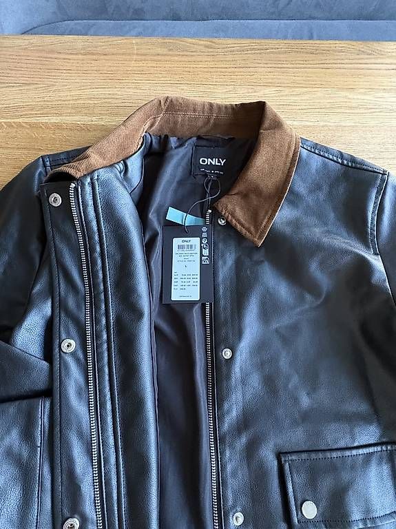 Giacche: NEU! Kunstlederjacke ONLY GRÖSSE L  – Nuovo e nell'imballaggio originale da Schlieren venduto da var_dms8 1
