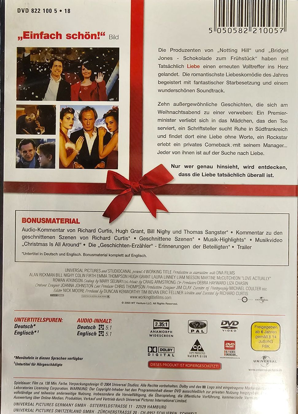 Tutti i DVDs: Tatsächlich...Liebe – Usato da Wahlen b. Laufen venduto da Cg10 1
