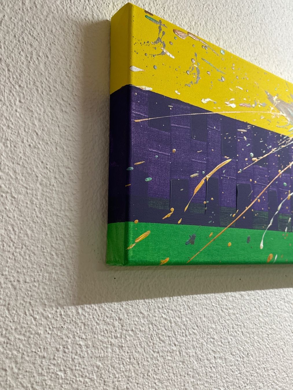 Tutte le decorazioni: handgemalte Leinwand ( neu) – Nuovo e nell'imballaggio originale da Vitznau venduto da cat_qsh8 2