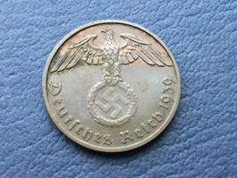 Drittes Reich 2 Reichspfennig  1939 B.
