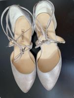 Damen Ballerinas Paul Green gold-silber spitzig Gr. 39 NEU