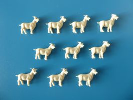 Set 10 Ziege, Spur 0, 1:45 oder Spur 1, 1:32, Safari, neu