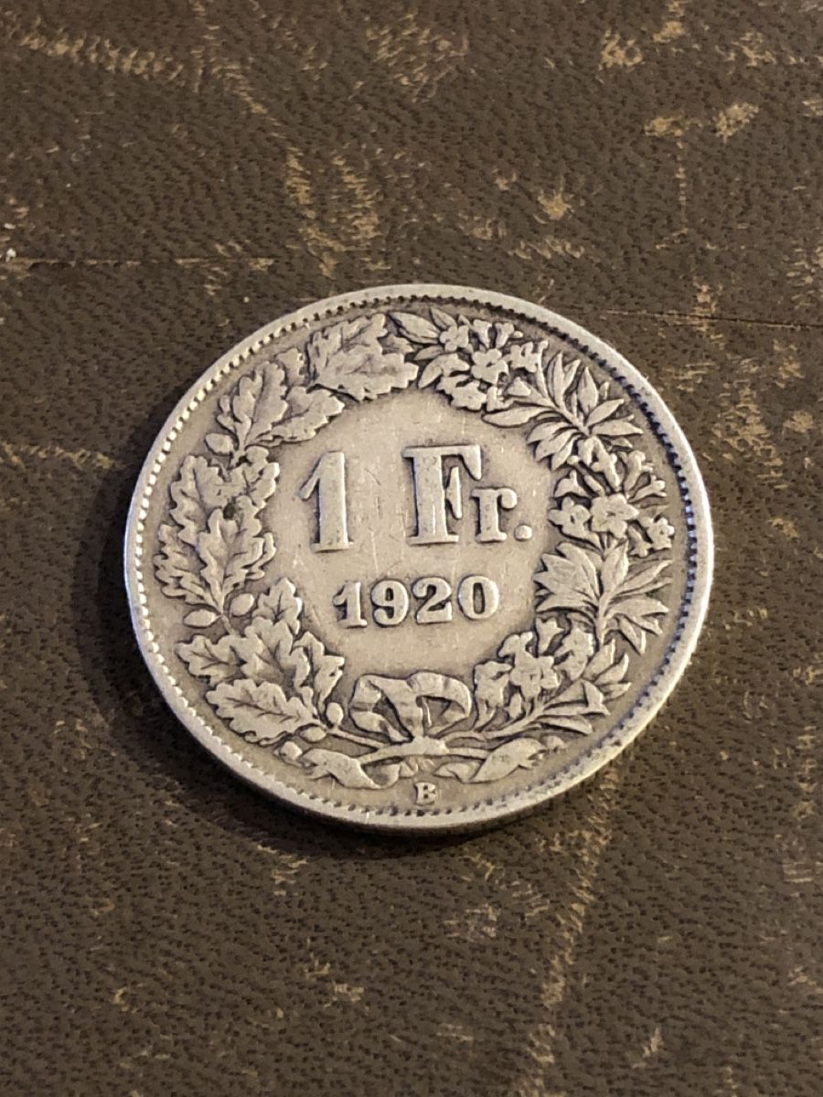 Tutti le monete: 1 Franken 1920 – Usato da Mühlethal venduto da nyffeler2815