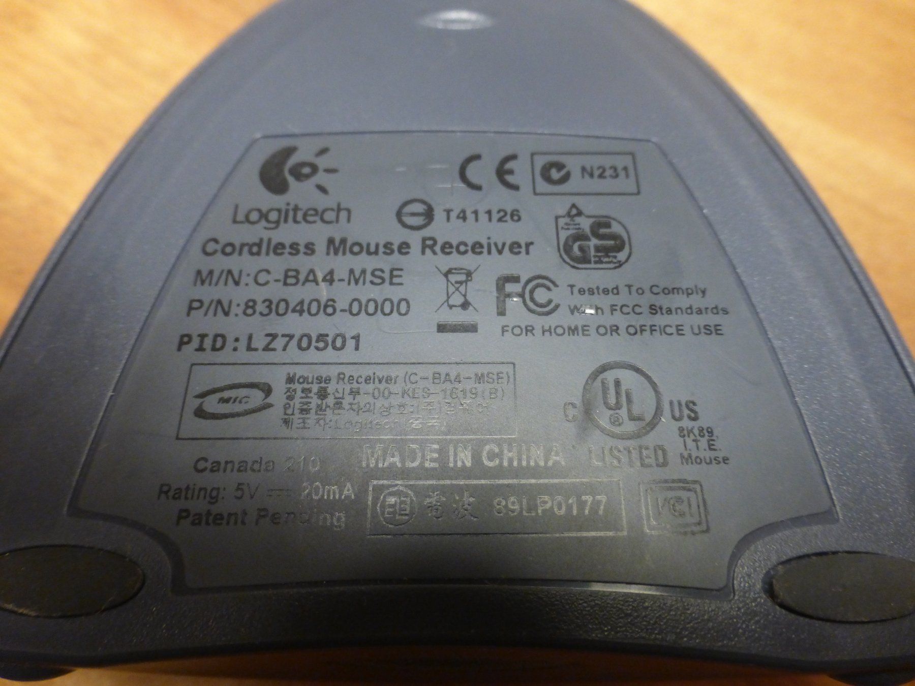 Logitech Mouse: Logitech Trackball Mouse mit Receiver – Usato da Zumikon venduto da psisound 2