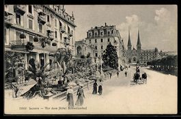 AK Luzern, Hotel Schweizerhof, 1905