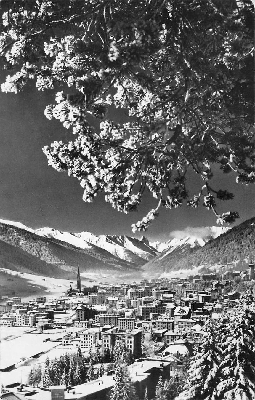 Cartoline postali: Davos – Usato da Biasca venduto da Blenio71